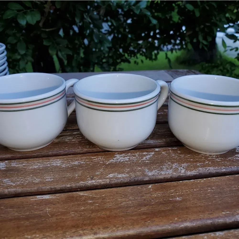 Noritake China Tea Cups Saucers Set of 6